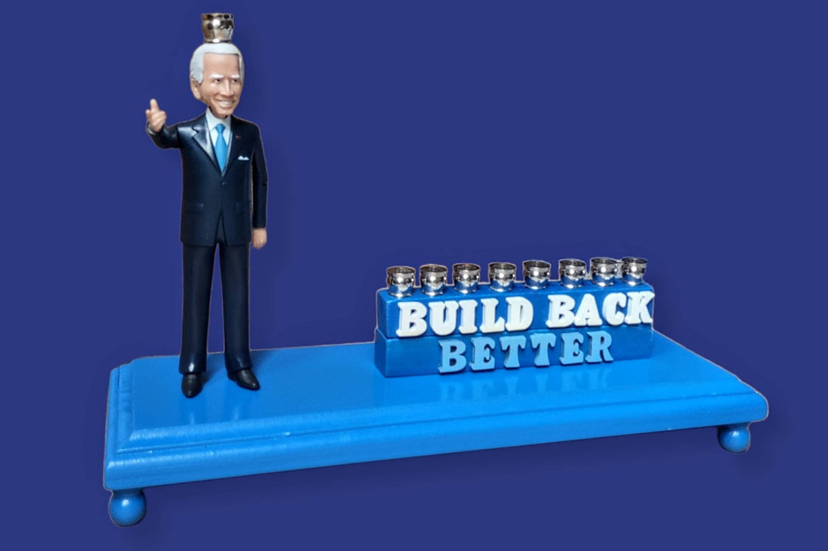 Retired Joe Biden “Build Back Better-orah” Menorah — Final 2