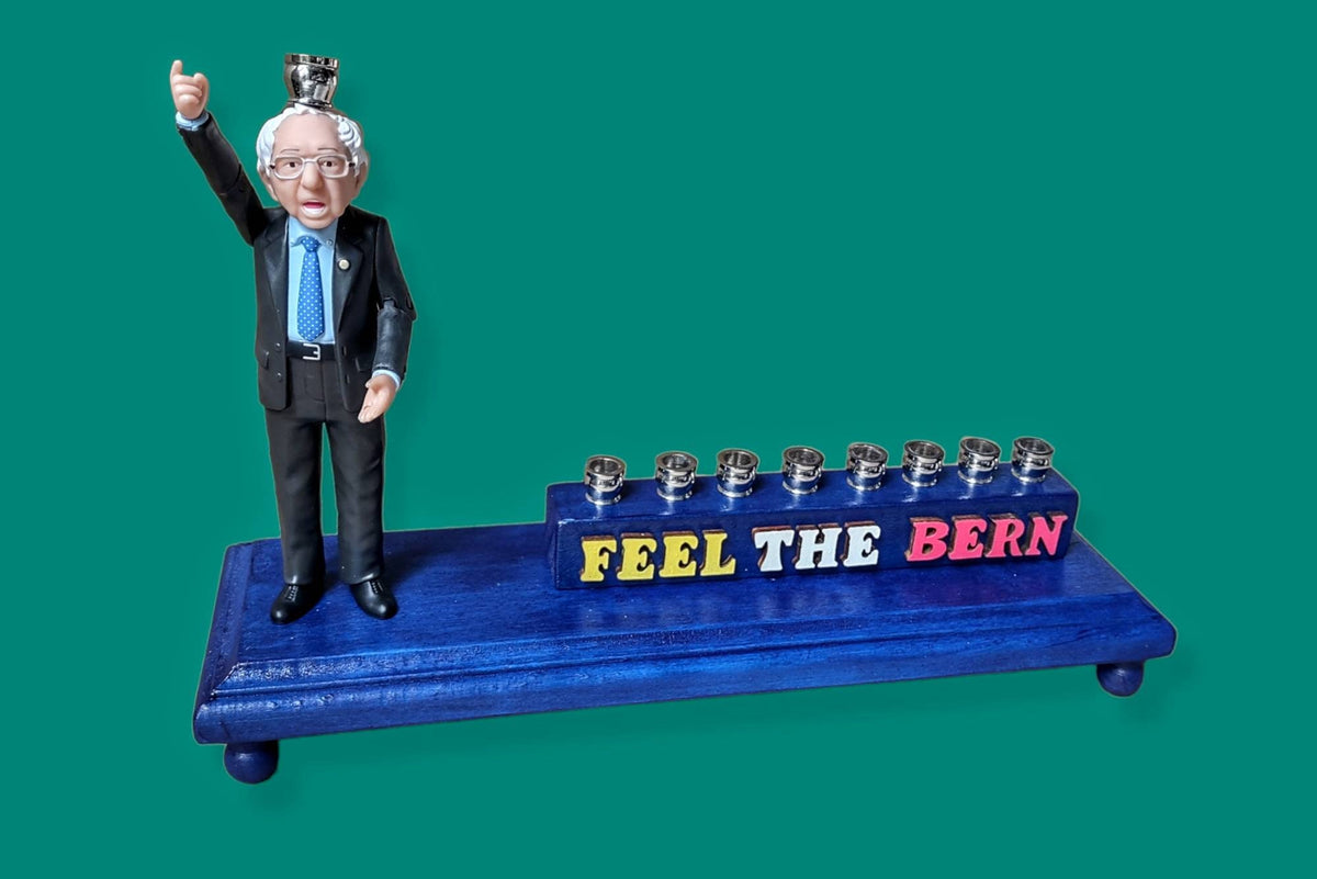 Feel the Bern Menorah