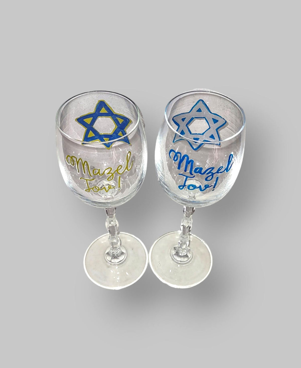 Mazel Tov Stemware